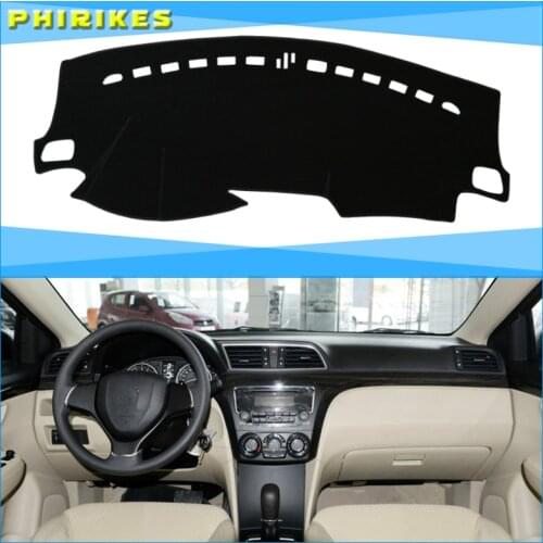 For Suzuki Ciaz 2014-2018 Dashboard Cover Mat Pad Dashmat Dash Cover Sun Shade Instrument Protect Carpet Car Styling Accessories