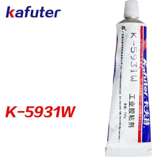 Kafuter 100g K-5931W lamp silicone lights sealant white industrial adhesives
