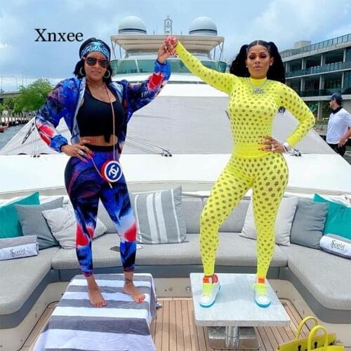 Hollow Out Sexy See Through Two Piece Set Women Streetwear Turtleneck Bodysuit+High Waist Leggings Skinny Active Outfits Clothes