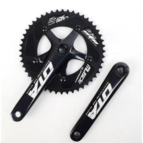 OTA 48T fixed gear bicycle Crank set 170mm Aluminum Chainwheel Single Speed road bike Fixed bike
