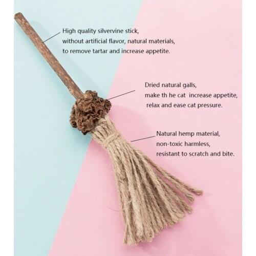 Cat Chew Sticks Teeth Cleaning Chew Toy Silver vine Sticks Cat Cleaning Teeth Suitable For All Cats Better Than Catnip