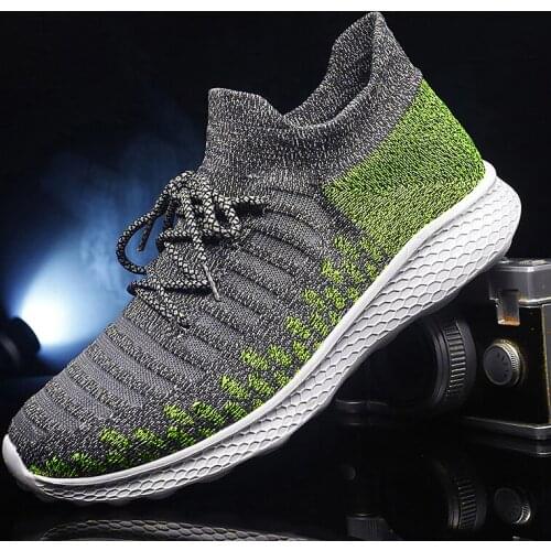 Mens Casual Shoes Spring 2021 New All-Match Breathable Shoes Outdoor Non-Slip Shoes Fashion Light Shoes Rubber Outsole Shoes 45
