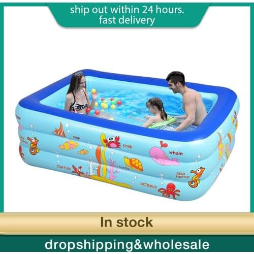 Inflatable pool Water play Pool in Summer Childrens inflatable Swim Center Family Swimming Pool ball pit