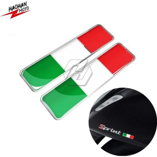 For PIAGGIO VESPA GTS GTV LX Decals 3D Resin Italy Sticker Italia Decal for Motorcycle Car AVT Bike Decals