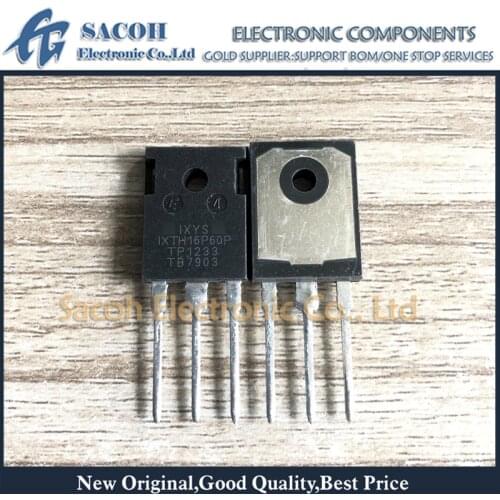 Free Shipping 10Pcs IXTH16P60P or IXTH16P20 or IXTH20P50P TO-247 16A 600V P-Channel Power MOSFET