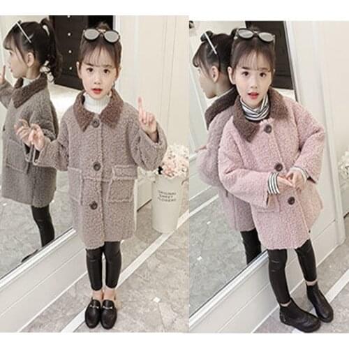 New Style 3 Colors Fashion Children Girls Clothes Thick Coats Kids Toddler Girls Jackets 2019 Autumn Winter Baby Girls Outwear