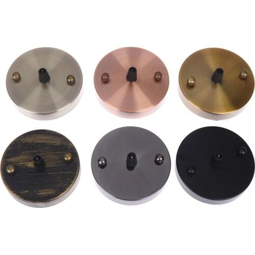 1PC Lamp Base Antique Vintage DIY Lighting Accessories Ceiling Plate Metal Ceiling Holder Lamp Fitting Chandelier lamps Base bar