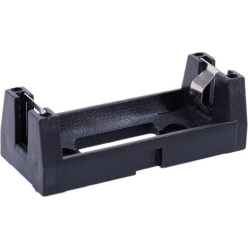 Plastic Shell 3V CR123A Button Cell Battery Sockets Holder Case Black