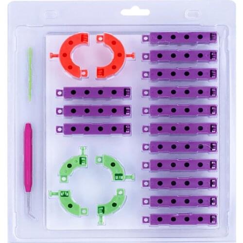 22 Pieces adjustable knitting loom set, including multi-knit loom craft kit tool knitting board looms with hook and needle for D