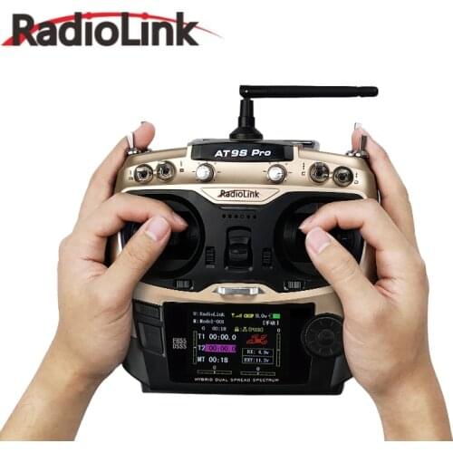 Radiolink AT9S R9DS Radio Remote Control System DSSS & FHSS 2.4G 9CH 10CH 12CH Transmitter & Receiver for Quadcopter Helicopter