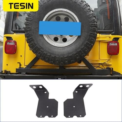 TESIN Car Tail Lamp Antenna Holder for Jeep Wrangler TJ 1997-2006 Car Taillight Antenna Bracket for Jeep Wrangler TJ Accessories