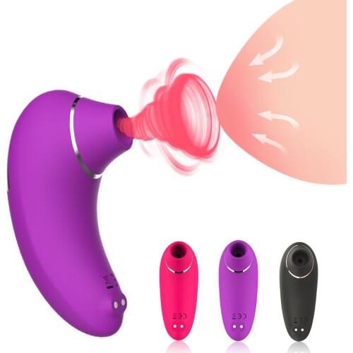 Clit Sucker Vibrator Nipple Sucking Clitoris Vagina Stimulator Sex Oral Licking Blowjob Tongue Vibrating Sex Toys for Women