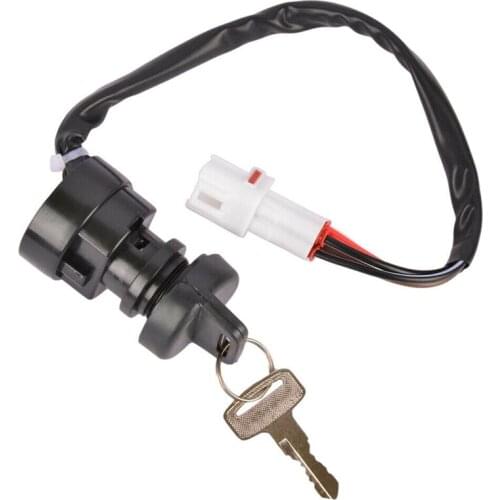 Ignition Key Switch 4BD-82510-00-00 3GG-82510-00-00 for Yamaha Warrior 350 YFM350 1996-2001 YFM400 YFA125 YFM80 YFM600