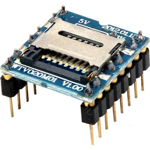 WTV020 WTV020-SD WTV020SD-20SS Mini SD Card MP3 Sound Module For PIC WTV020-SD-16P
