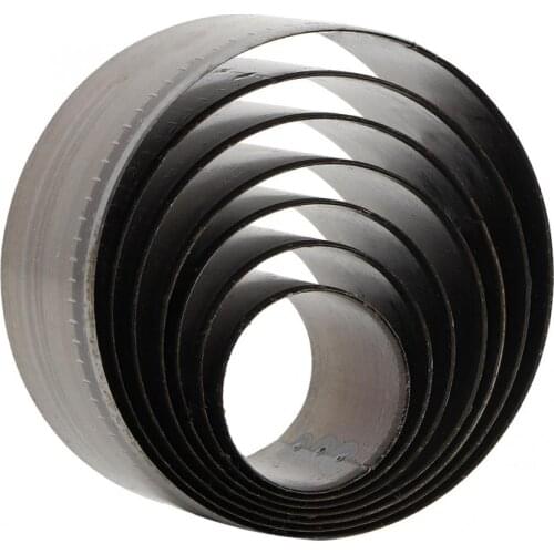 Japan Steel Blade DIY Leather Craft Round Small Bell Wooden Die Knife Punch Mould Template 25 30 35 40 45 50 55mm 7pcs/lot