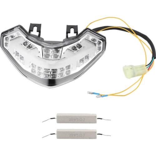 Motorcycle Brake Lamp Motorcycle Taillight Tail Brake Lamp Turn Signals Fit for DUCATI Multistrada 1200/1200S 10‑14