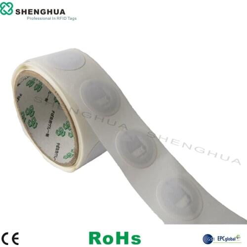 10pcs/lot ISO 14443A NFC Disc Tag 30mm FM11RF08 Printable RFID NFC Paper Blank White Coin Label Sticker Tag