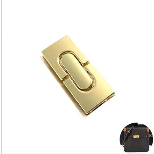 10 pieces / lot) luggage handbag hardware accessories DIY handbag repair hardware square three-piece push lock