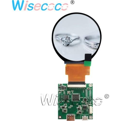 2.1" 480*480 LCD Module TFT Screen 40 Pin RGB Round Display Circular Touch Panel with USB Controller Driver Board