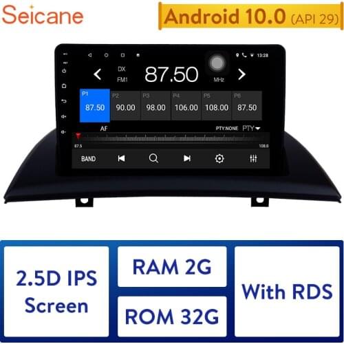 2din Android 10.0 Car GPS Multimedia Player For 2004-2007-2012 BMW X3 E83 2.0i 2.5i 2.5si 3.0i 3.0si 2.0d 3.0d 3.0sd Seicane