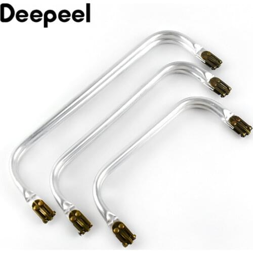 5pcs Deepeel 20/25/30cm Smooth Purse Frame Handle Handbag Accessory Hardware Wallet Sewing Brackets Kiss Clasp for The Bag BS212