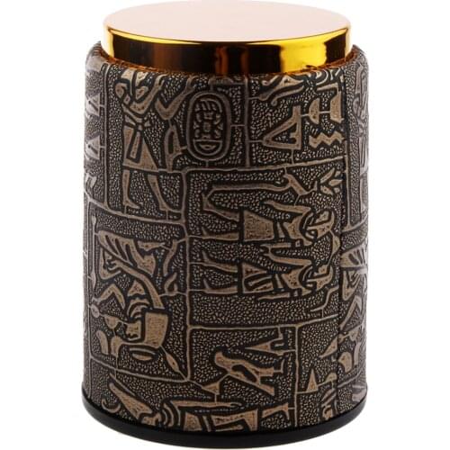 7X Polyhedral Dice D20 D12 D10 D8 D6 D4& Dice Cup