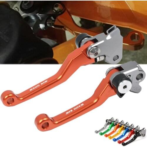 Motorcycle CNC Aluminum Adjustable Brake Clutch Levers For 125EXC 125 EXC SIX DAYS 2013-2016 Motorbike Dirt Bike Pivot Lever