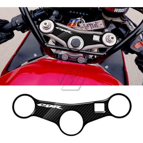 For Honda CBR900 1996-1997 3D Carbon-look Upper Triple Yoke Defender