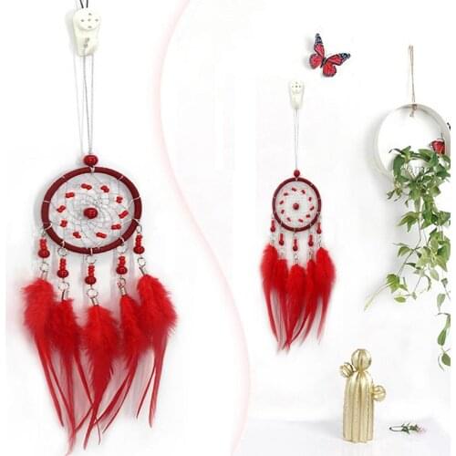 Красные ловцы снов Famure China At AliExpress