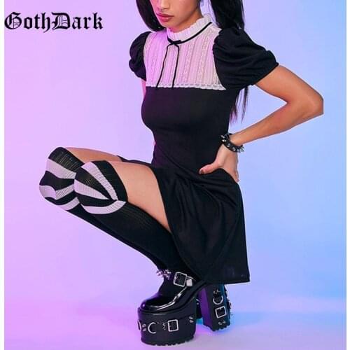 Модные платья-трапеции Goth Dark China At AliExpress