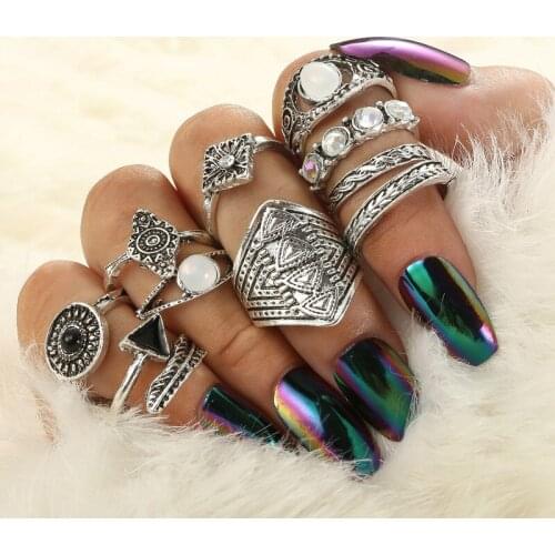 Hosewye Women's Silver Rings