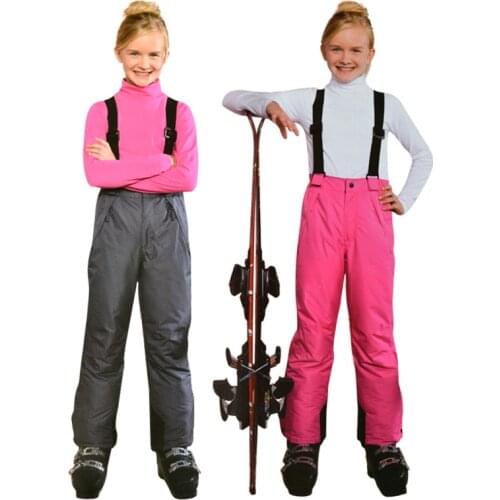 Children Winter Ski Pants Waterproof Girls Warm Jumpsuits Boys Snow Trousers 8 10 12 years Kids Snowboard Baby Outdoor Overalls