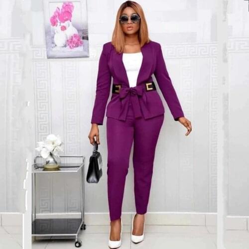 2 Piece Set Africa Clothes African Dashiki New Dashiki Fashion Suit (Top And Trousers) Super Elastic Party Plus Size For Lady