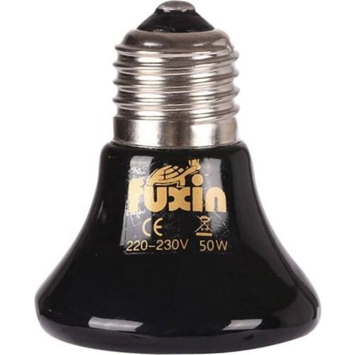 220V/25W 50W 75W Mini Infrared Culture Ceramic Transmitter Heating Lamp Pet Warmer Brooder