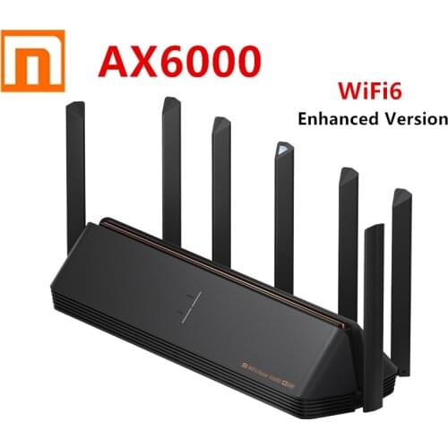 2021 New Xiaomi Router AX6000 AIoT Router 6000Mbs WiFi6 VPN 512MB CPU Mesh Repeater External Signal Network Amplifier