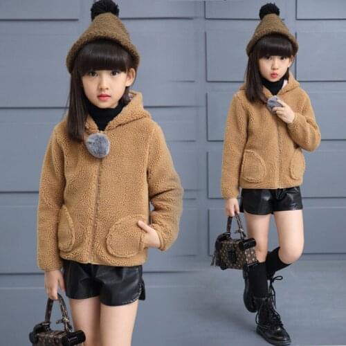 New arrival girl jacket warm outwear winter coat girls kids jacket thick girls boys winter jacket for girl hooded Trench