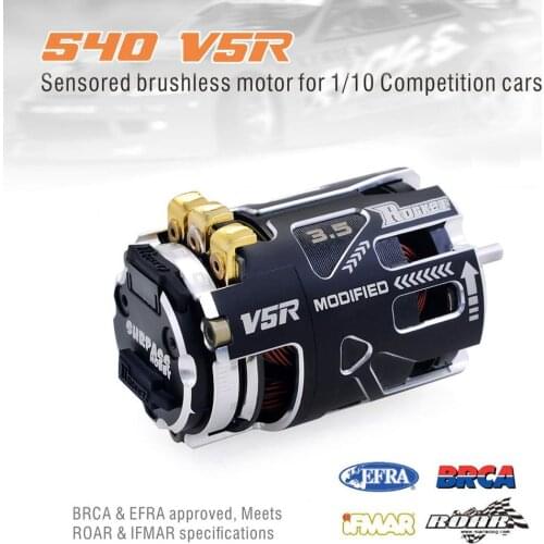 Rocket 540 V5R 3.5T 4.5T 5.5T 6.5T 7.5T 8.5T 9.5T 10.5T 13.5T 17.5T 21.5T 25.5T Sensored Brushless Motor for Modified STOCK SPEC