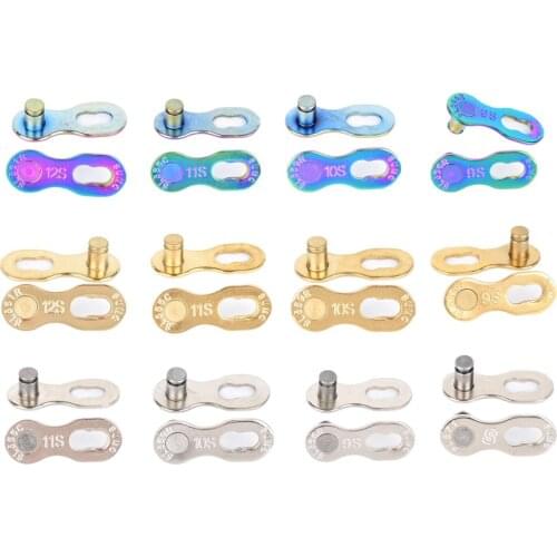 SUMC Chain magic buckle 11 12 speed silver gold Missing Link Bicycle Chain Link 6/7/8s 9s 10s 11s 12S bicycle quick magic button