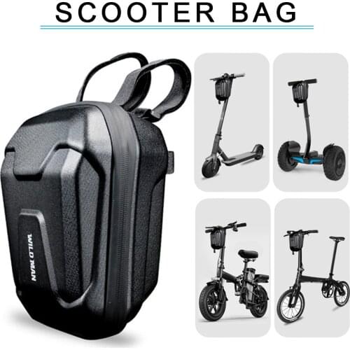 Electric Scooter Bag Waterproof Folding Bicycle Front Hanging Storage Bag Durable EVA Balance Car Suspension Bag For Cycling