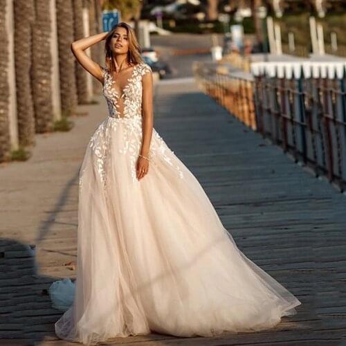 Taroandeddo Long Wedding Dresses