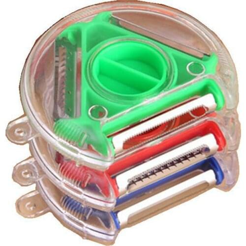 Magic Trio Peeler Set Slicer Stainless Steel Peeler Shredder Julienne Cutter Multi Peel Blade Zesters Grater Kitchen Tool