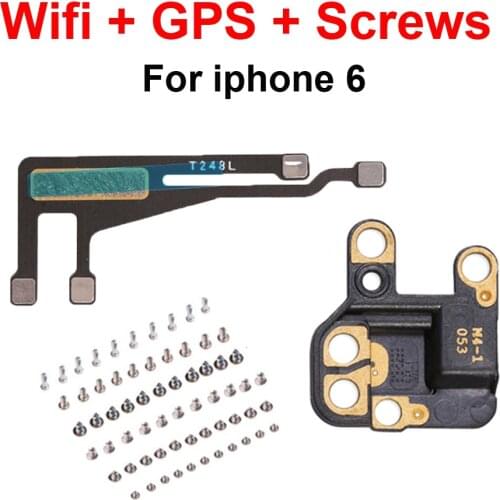 Wifi Flex +GPS+Full screws For iPhone 6 6S4.7''6 6splus5.5" GPS Cover Antenna Network Signal Bluetooth Ribbon Replacement Part
