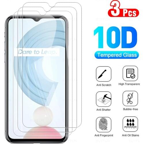 3Pcs Full Cover Protective Glass For OPPO Realme C21Y Phone Screen Protector Glas Film For O PPO Realmy Realmi C 21Y 21 Y 6.5"