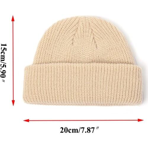 2021 Hot Knitted Hats For Women Gildweed Men Beanie Hat Winter Retro Brimless Baggy Melon Cap Harajuku Fisherman Beanies Hats