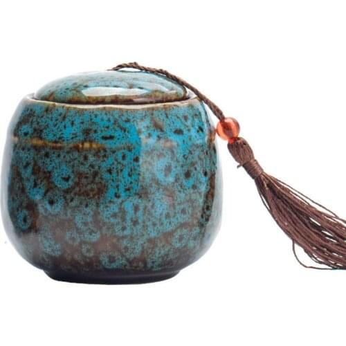 1PC Ceramics Pet Caskets Urns Pet Memorial Urn Bird Ashes Holder Cremation Urn for Ashes Pet Urn Pet Burial Memorial 70ml/130ml