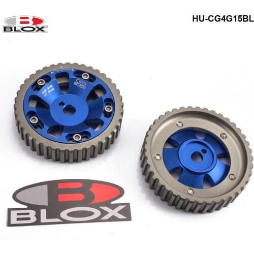 2Pcs Engine Motor Adjustable Cam Gear Shaft Wheel Spocket Blox For Mitsubishi 4G15/4G13 HU-CG4G15BL