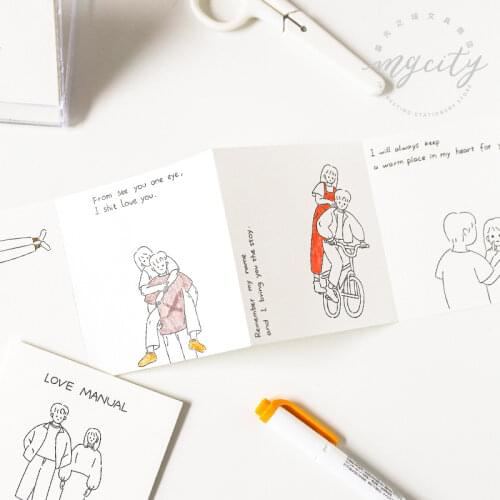 30sheets Boxed Notepad Cute Cover Illustration Memo Pad Kawaii Aesthete Stationery For Sweet Girl