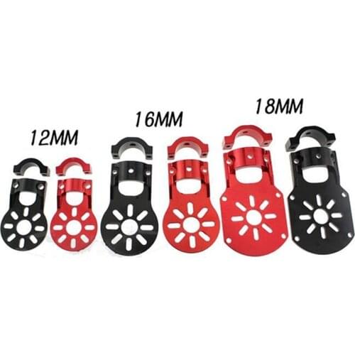 4 unids rojo aleacion de aluminio Motores soporte para 16mm vidrio/carbono Fibra tubo