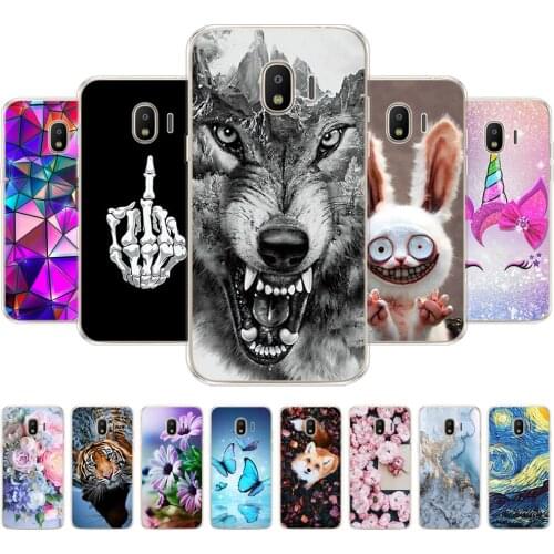 Cases for samsung J2 2018 tpu case silicon Fashion back cover for Samsung Galaxy j2 2018 SM-J250F case New design ainmal cat