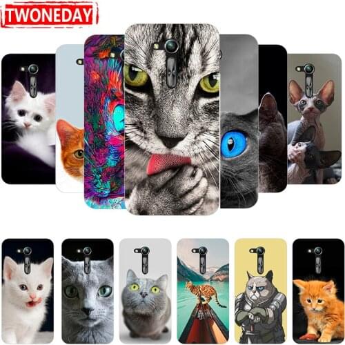 Colorful Cell Phone Covers Case for Asus Zenfone Go ZB450KL ZB452KG X014D Soft TPU Cases Printed Back Cover Capa Full Protective
